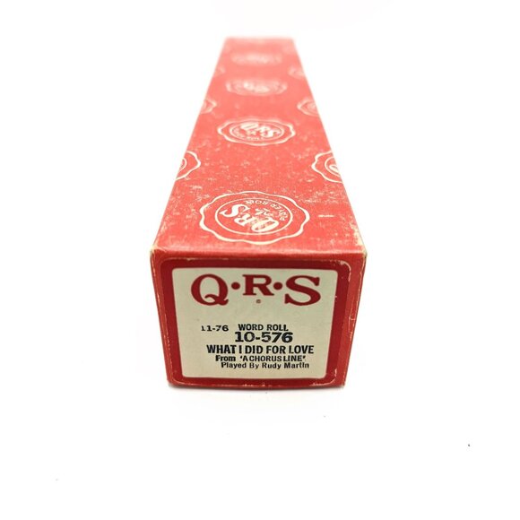 QRS Player Piano Roll Antique Music What I Did For Love A Chorus Line Musical - Picture 1 of 2